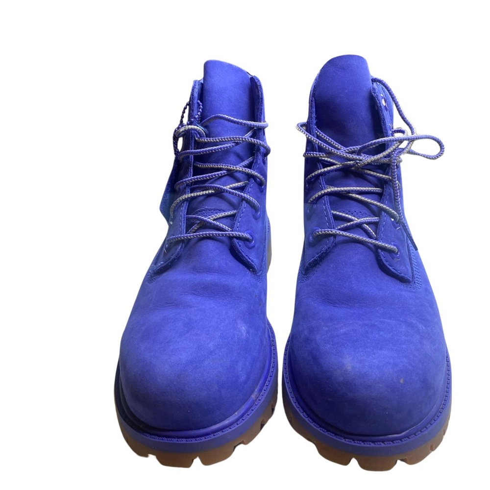 Royal Blue Timberland Premium  6inch Waterproof  Boots Women’s size 6 - Picture 3 of 11